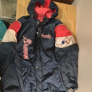 Vintage USA MLB Atlanta Braves Puffer Jacket